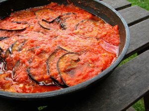 Salsa berenjenas chipotles